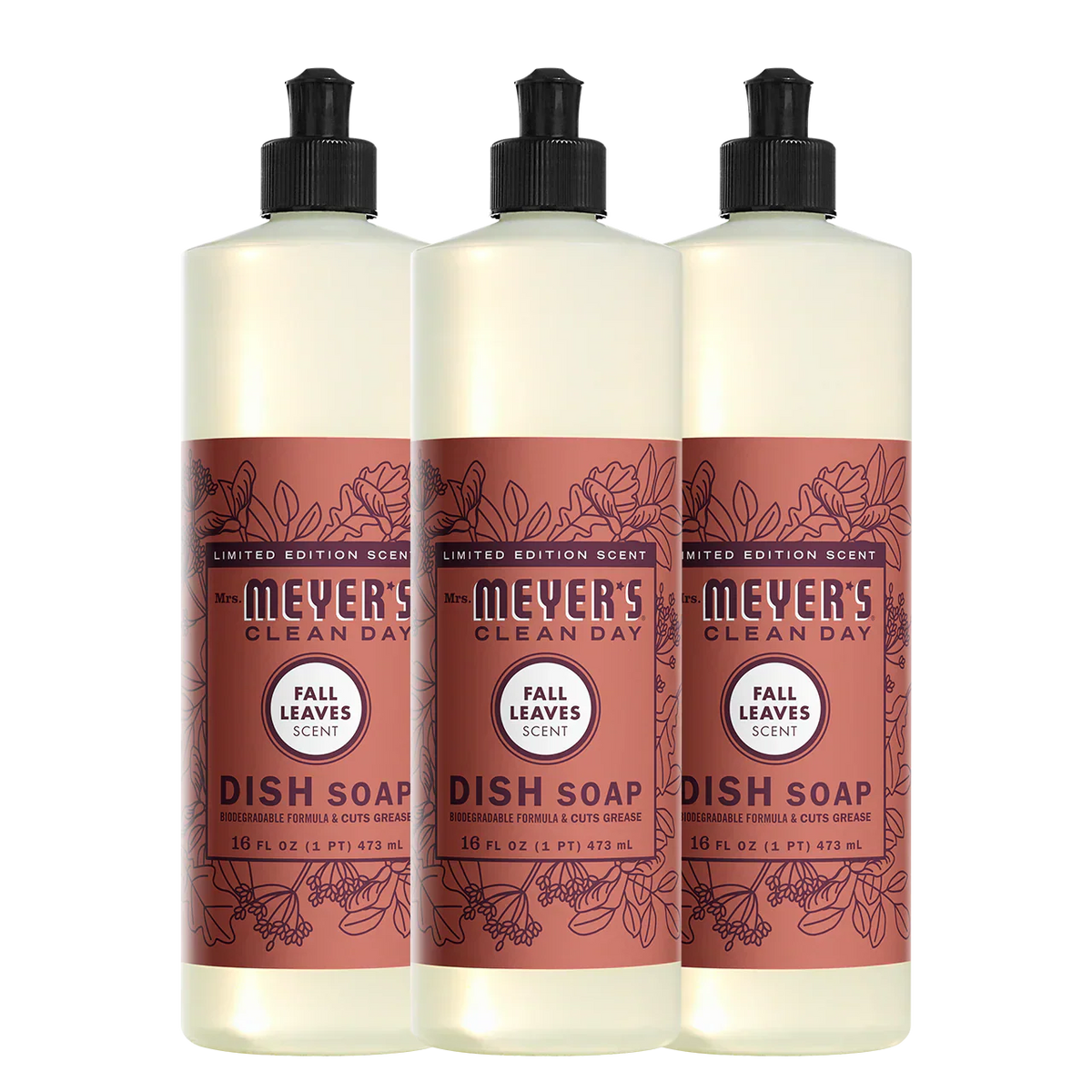Fall Leaves Dish Soap 3-count Bundle